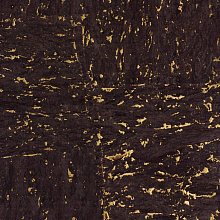 Чёрные натуральные обои для стен Cosca Platinum Таппо Карбонеро 0,91x5,5